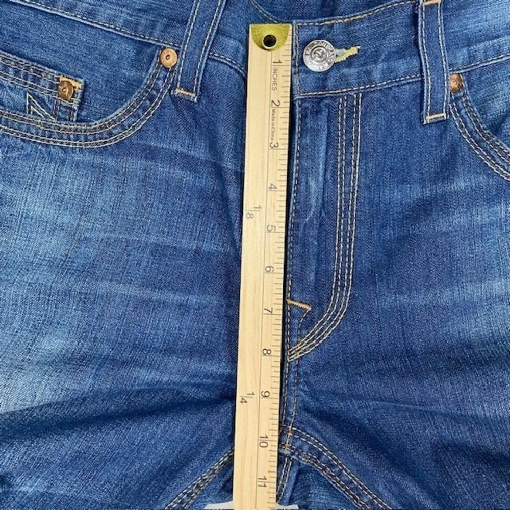 True Religion Straight Old Multi QT‎ Mens Blue Denim Jeans Size 38